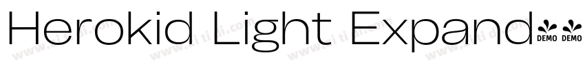 Herokid Light Expand字体转换